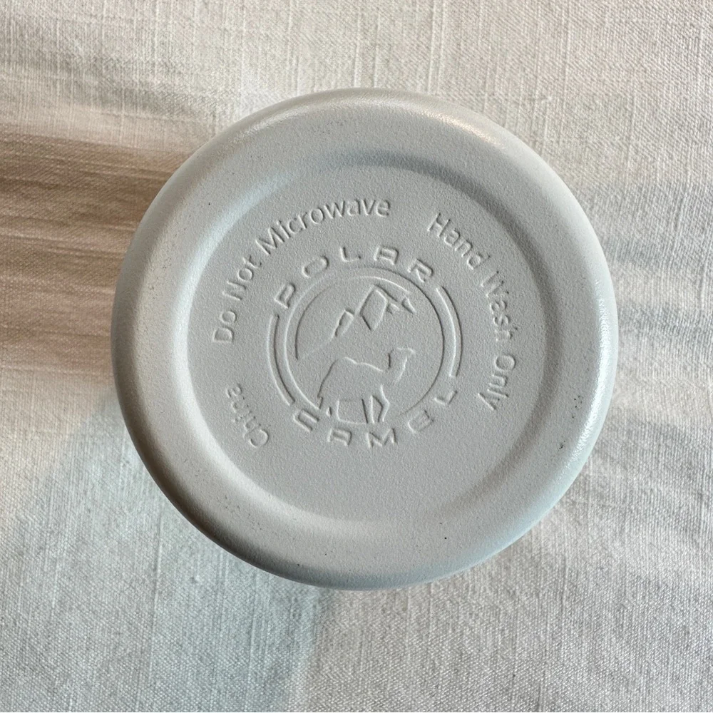 White 10oz. Polar Camel Tumbler with Clear Lid